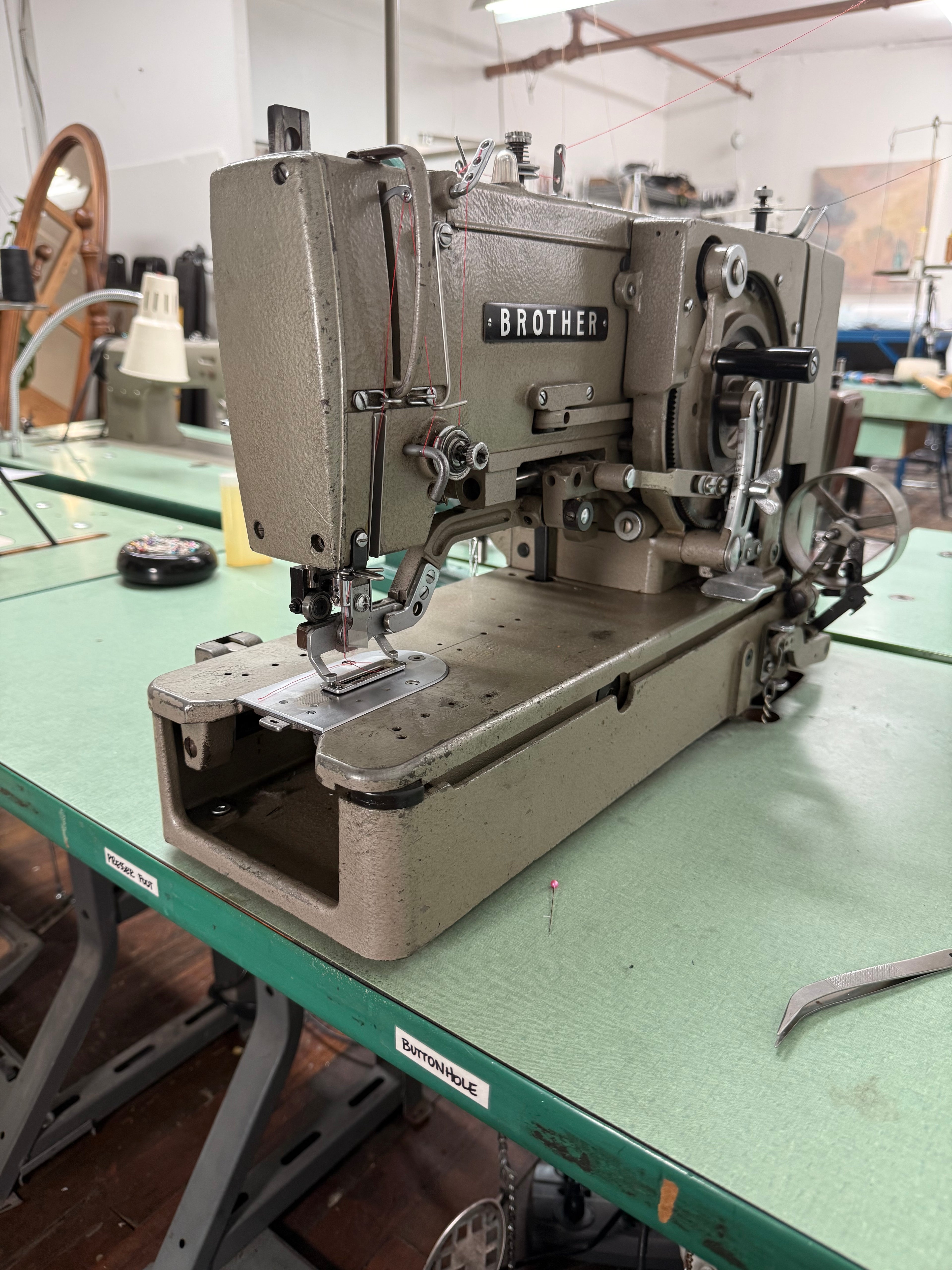 Rectangular Buttonhole Machine (Brother LHB814) - 30 Mins